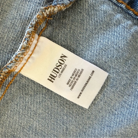 NWT Hudson Women’s Blue Trucker Denim Jacket Size Small/Medium - Picture 11 of 14